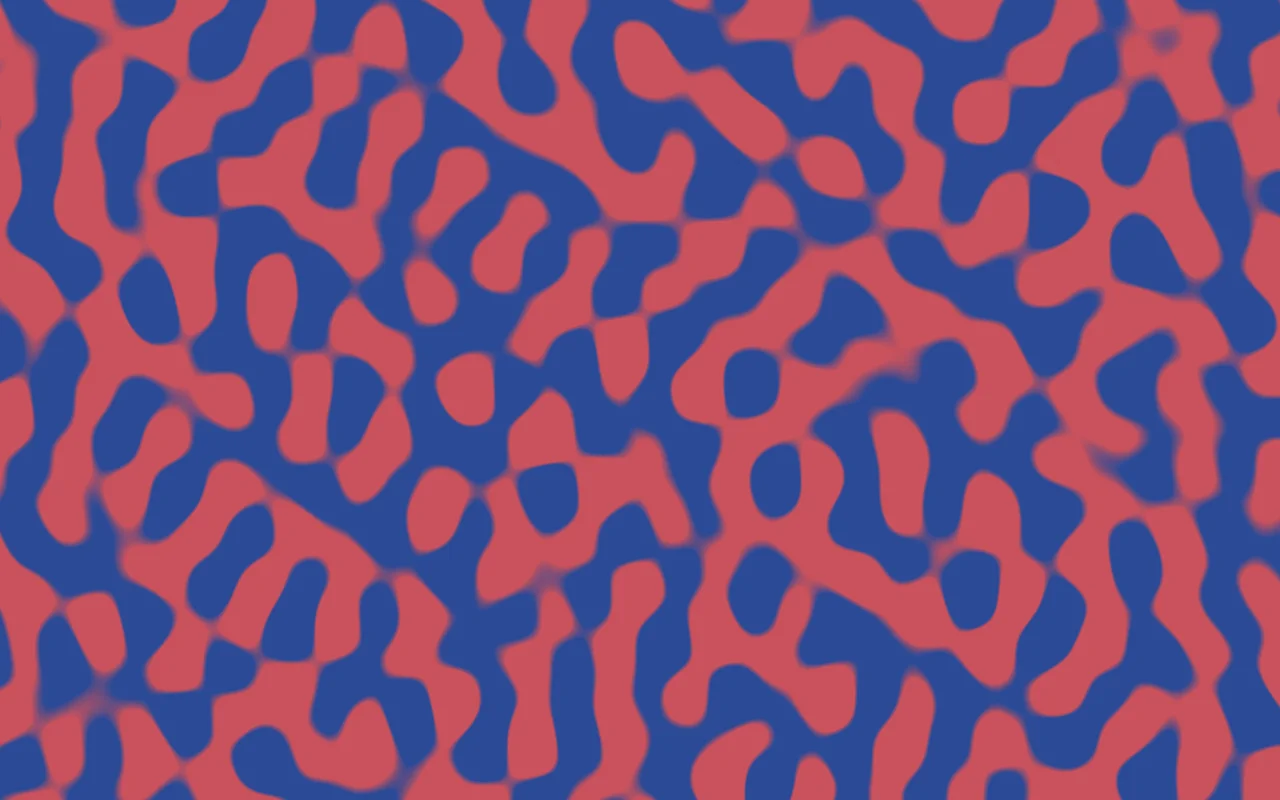 Spinodal microstructure: two interpenetrating phases