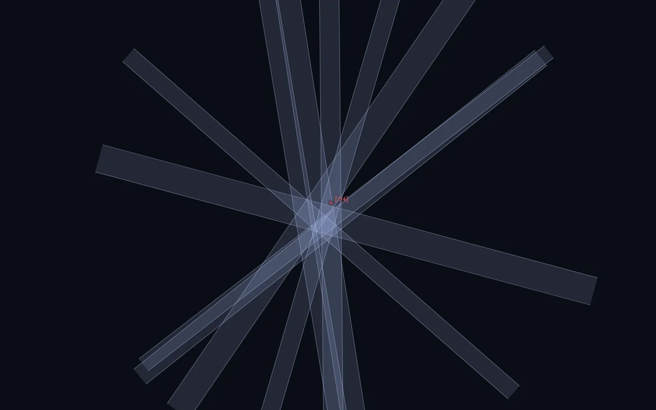 Kikuchi bands in reciprocal space